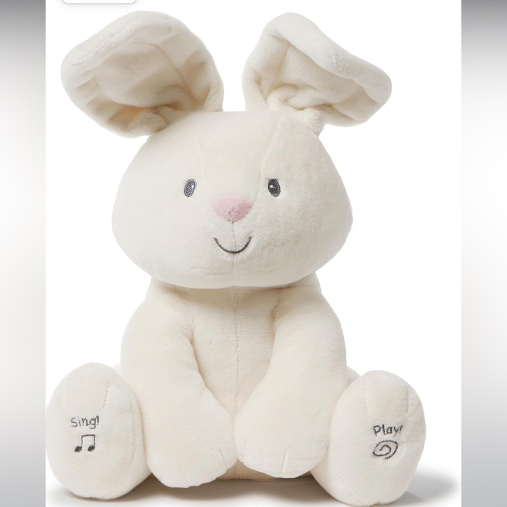 GUND Baby Flora The Bunny Animated Plush, Singing Stuffed Animal Toy for Ages 0+